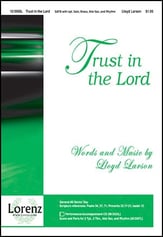 Trust in the Lord SATB choral sheet music cover